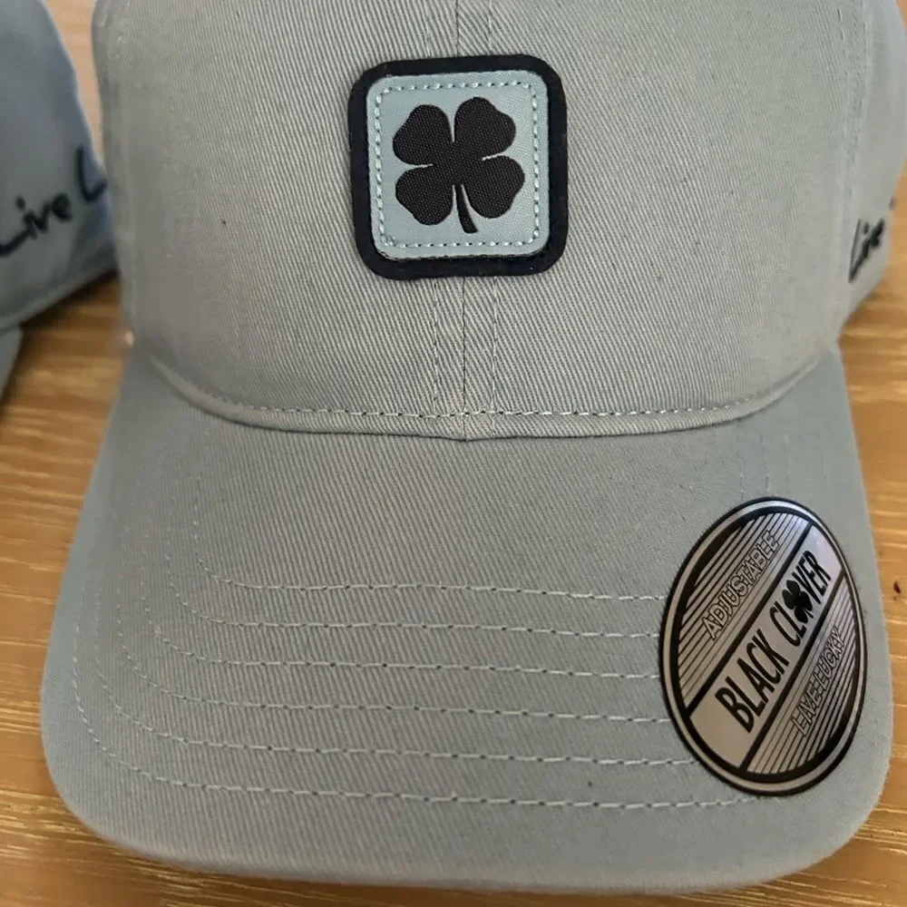 BLACK CLOVET LIVE LUCKY BUNDLE of Two Unisex golf baseball cap, Blue, NWT